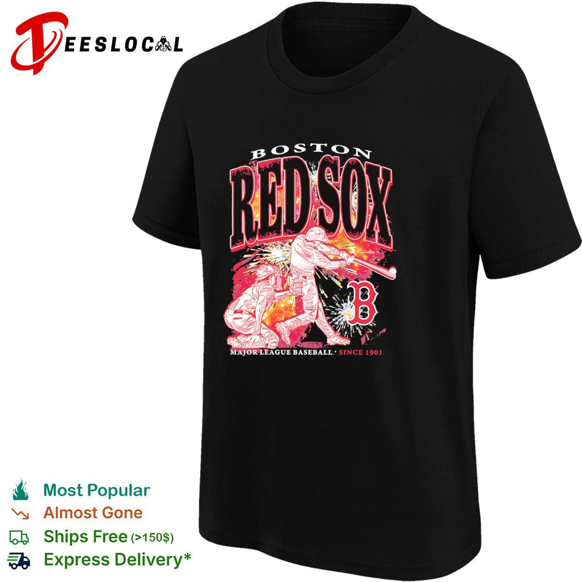 Boston Red Sox Major League Baseball since 1901 players shirt Unisex