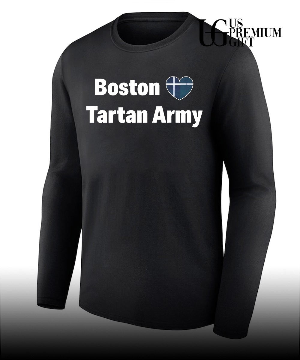 Boston love Tartan Army shirt Unisex