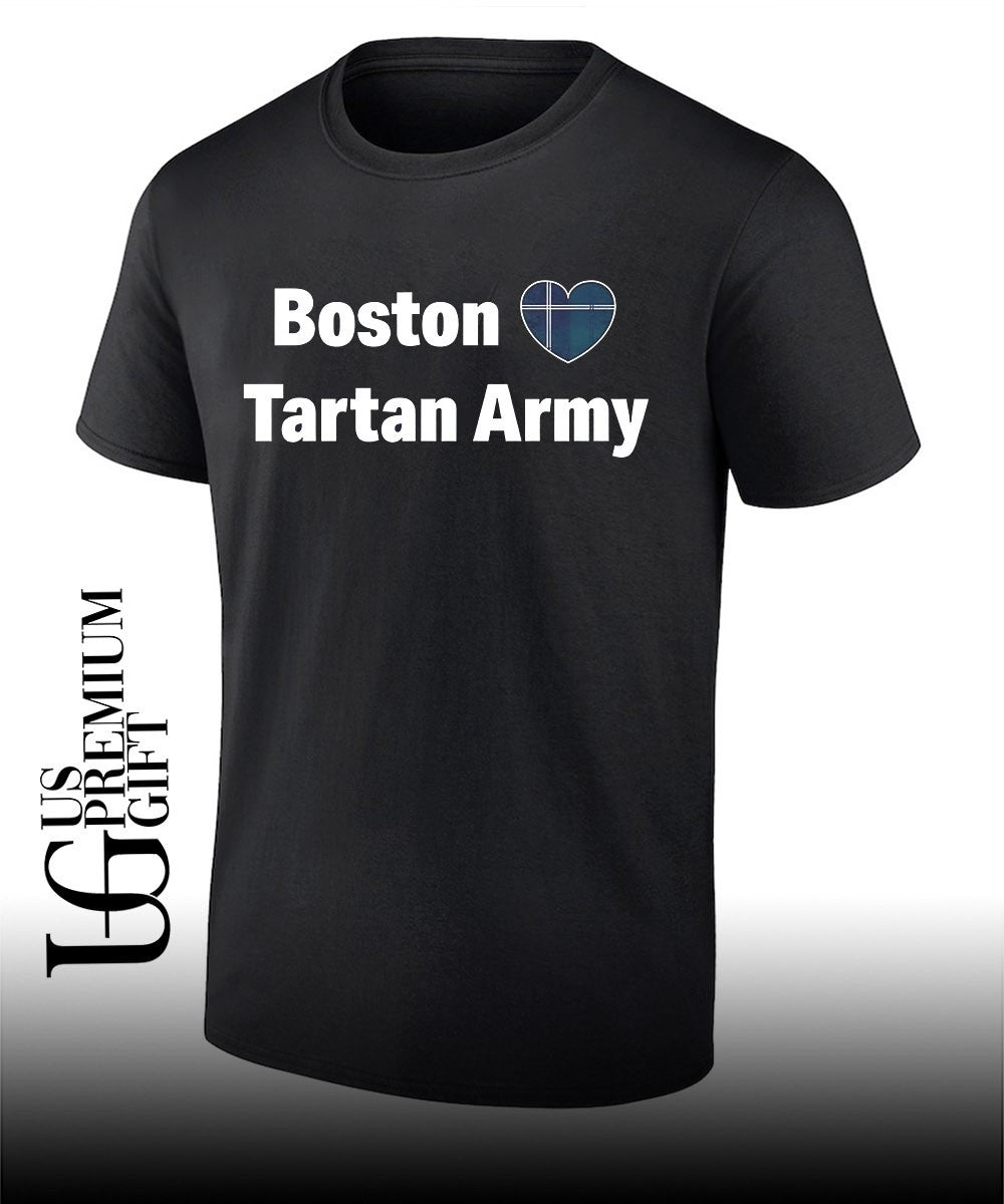 Boston love Tartan Army shirt Unisex
