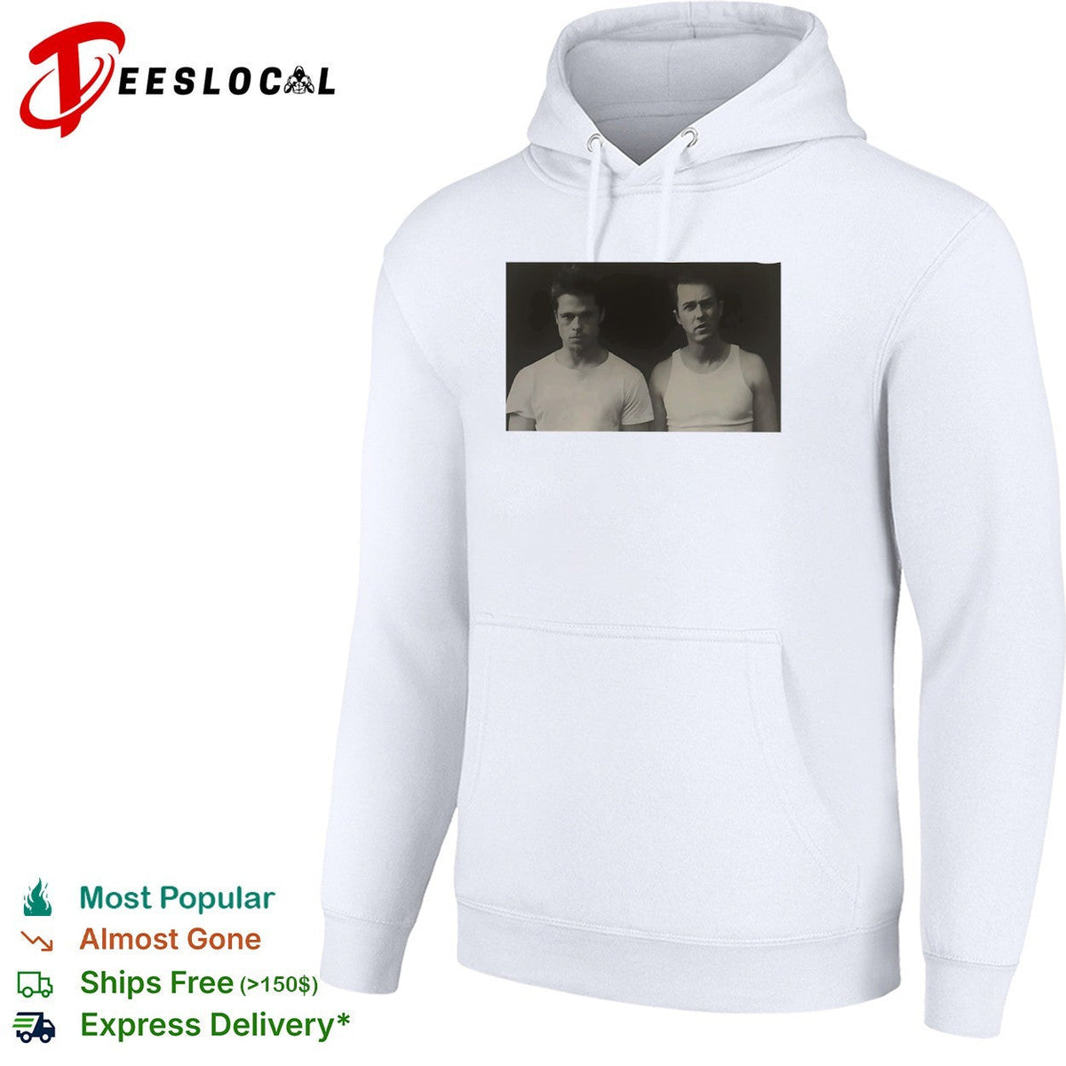 Brad Pitt Edward Norton Fight Club Tyler Durden and The Narrator Movie shirt Unisex