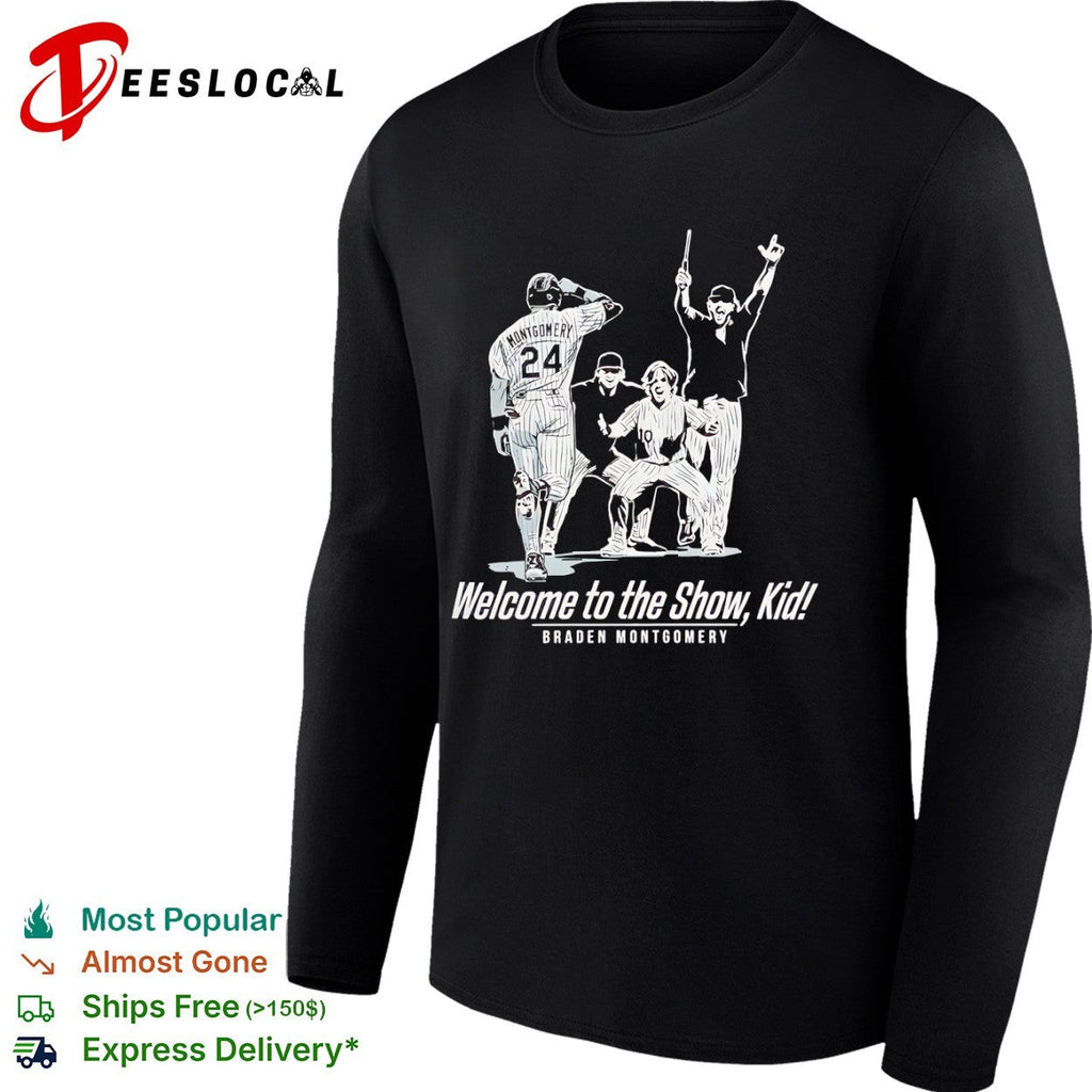 Braden Montgomery players welcome to the show kid shirt Unisex