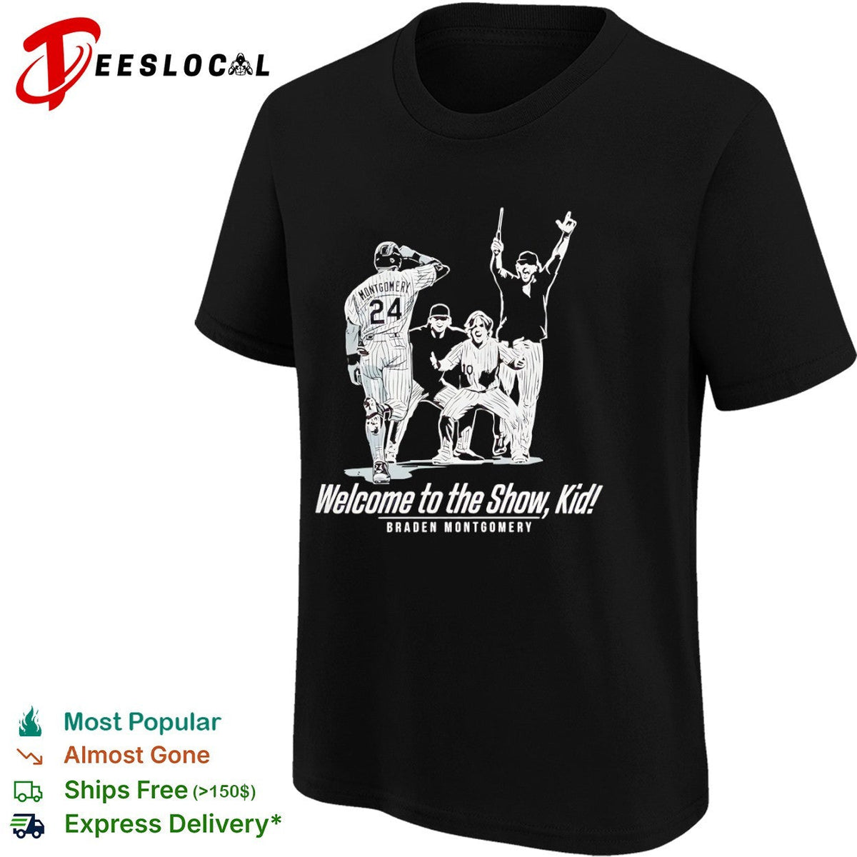 Braden Montgomery players welcome to the show kid shirt Unisex