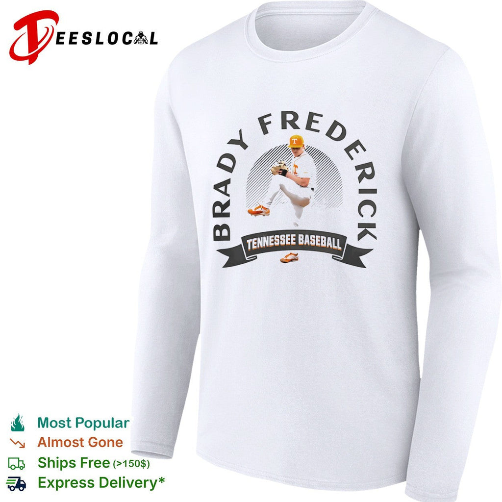 Brady Frederick Tennessee Volunteers Baseball shirt Unisex