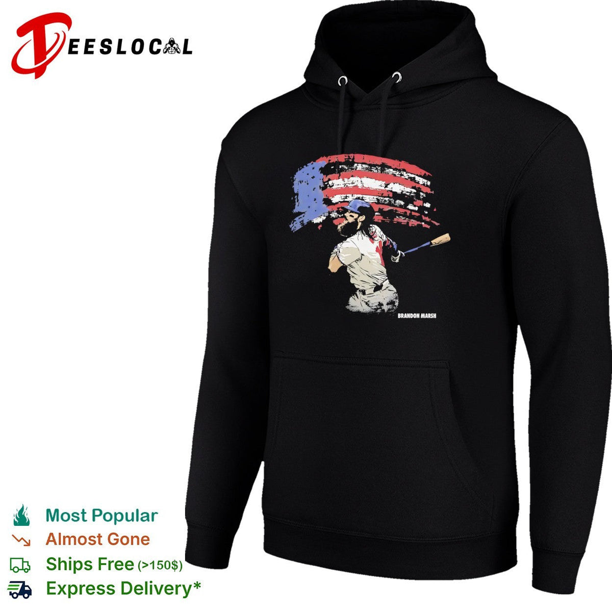 Brandon Marsh flag shirt Unisex