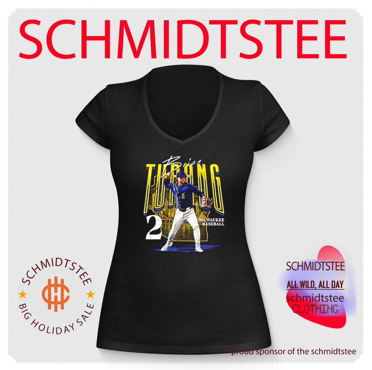 Brice Turang Milwaukee Brewers Player State signature shirt Unisex