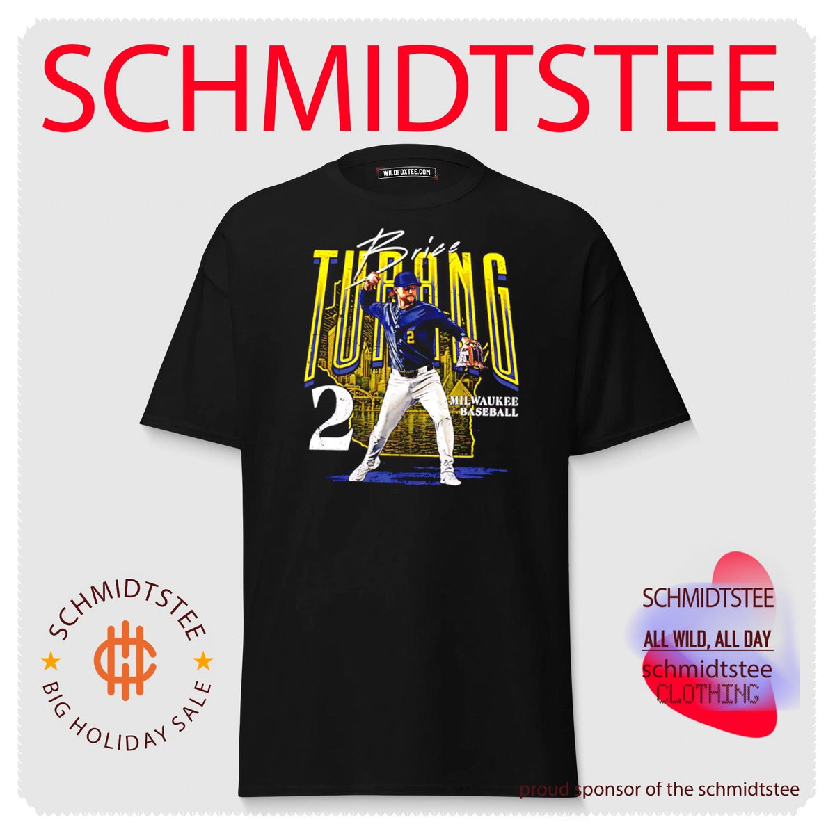 Brice Turang Milwaukee Brewers Player State signature shirt Unisex