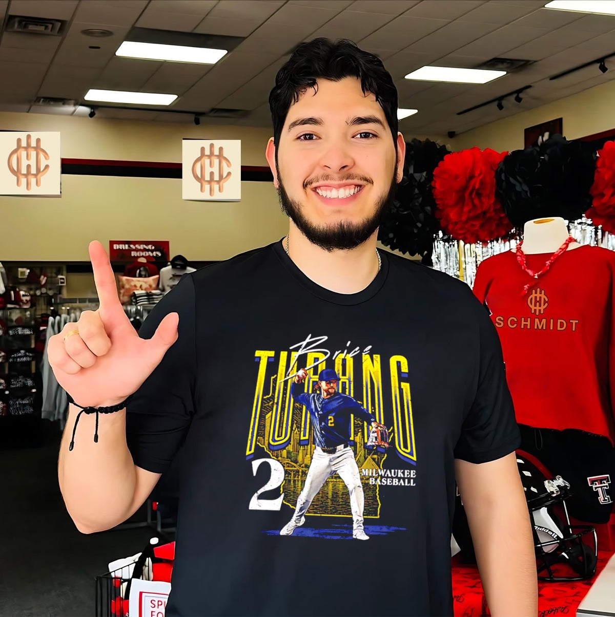 Brice Turang Milwaukee Brewers Player State signature shirt Unisex