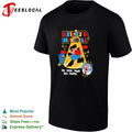 Bricks and Minifigs we steal from old people Lego parody illustration shirt Unisex