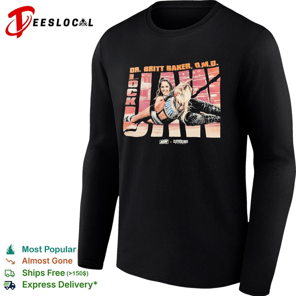 Britt Baker AEW lockjaw DMD wrestling shirt Unisex
