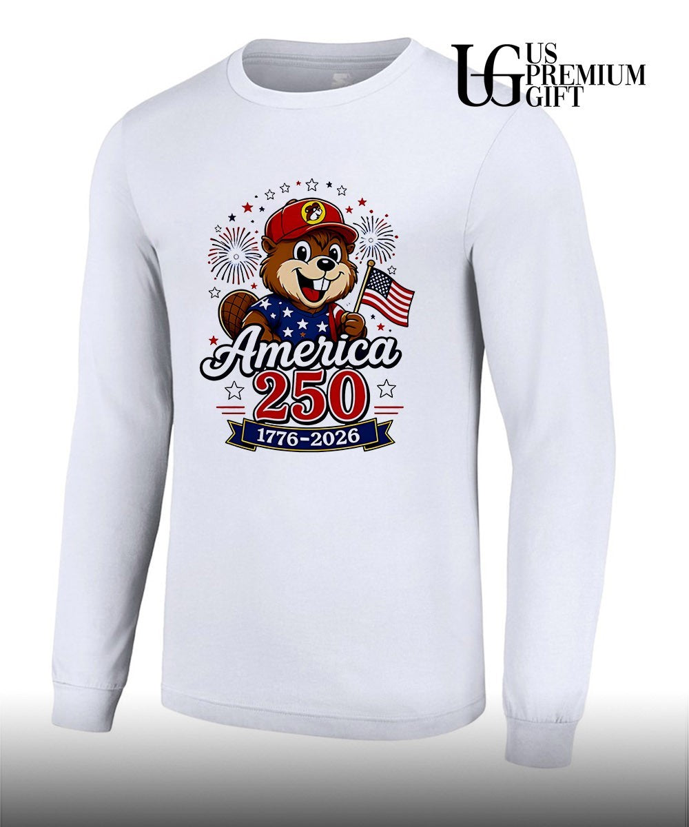 Buc-ee’s America 250 Years Of Freedom graphic shirt Unisex