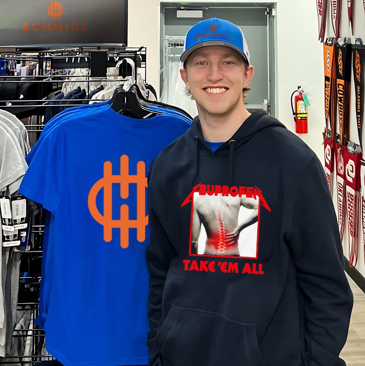 Buprofen Take ‘Em All Ibuprofen Back Pain shirt Unisex