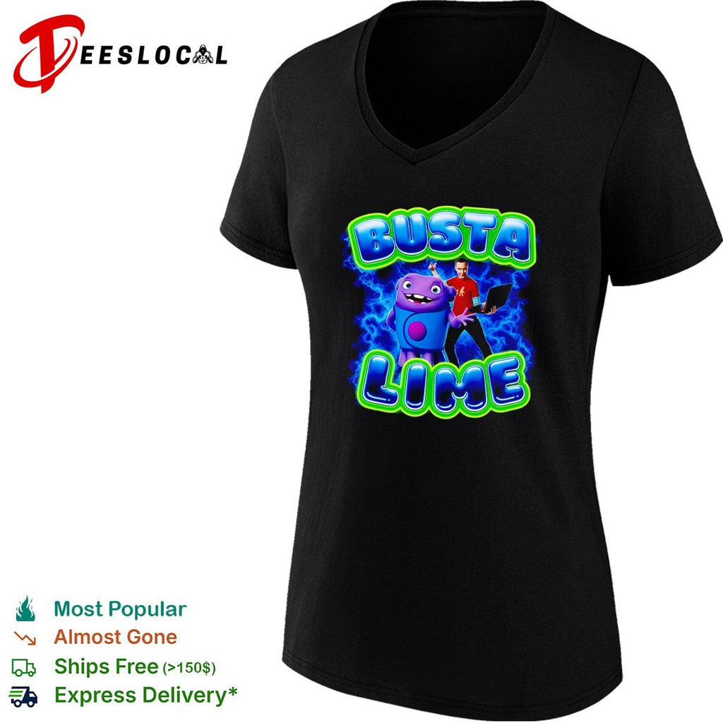 Busta Lime Sheldon Cooper from The Big Bang Theory and Oh from Home shirt Unisex