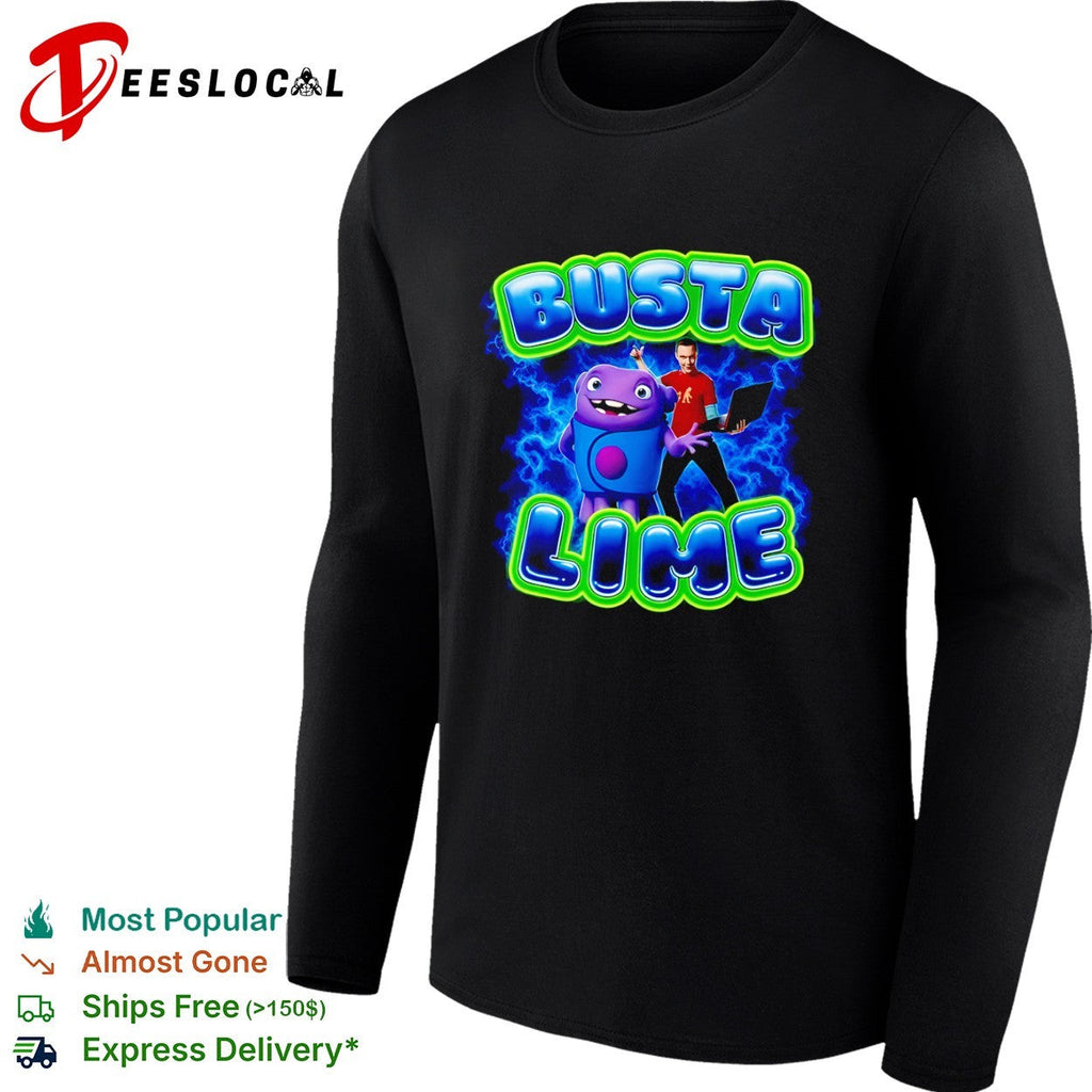 Busta Lime Sheldon Cooper from The Big Bang Theory and Oh from Home shirt Unisex