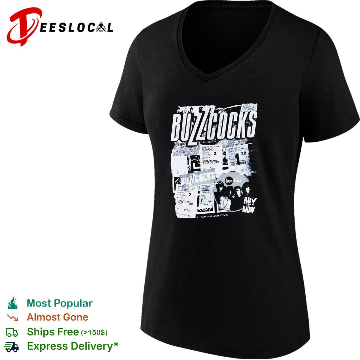 Buzzcocks poster shirt Unisex