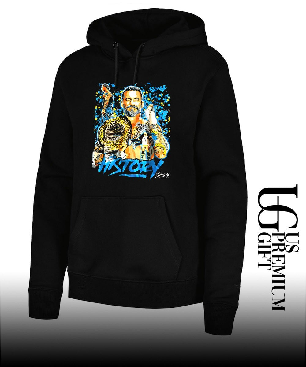 CM Punk AEW World Champion History shirt Unisex