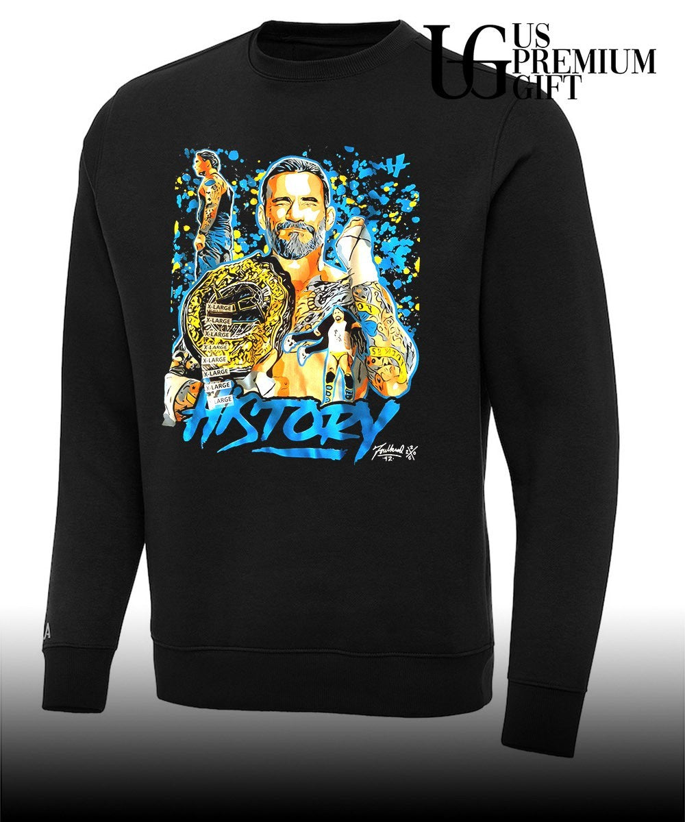 CM Punk AEW World Champion History shirt Unisex