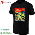 Cactuar The Scream Final Fantasy Mashup Laura de Breuil Parody Art shirt Unisex