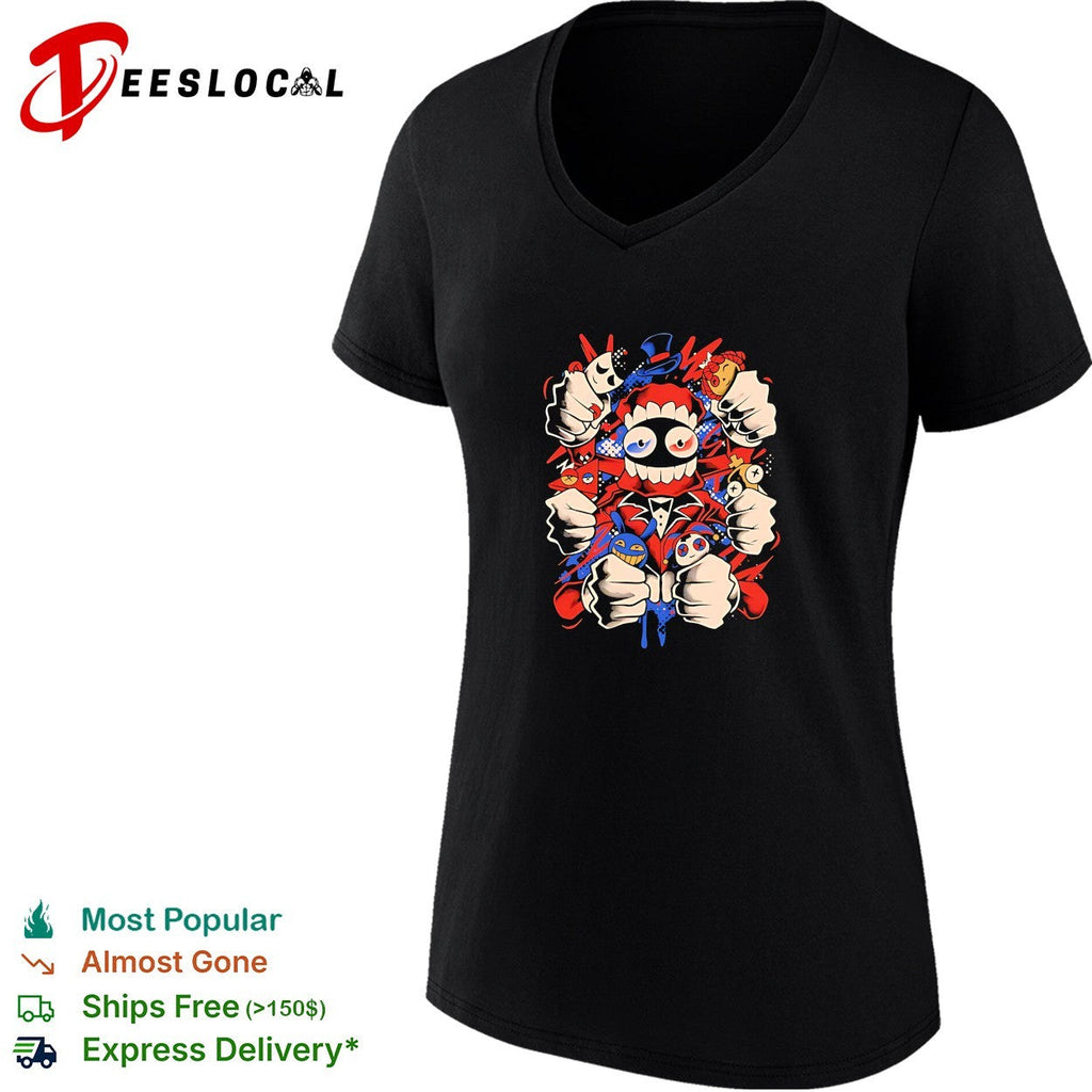 Caine Pomni Jax Kinger Ragatha Gangle Zooble The Amazing Digital Circus shirt Unisex