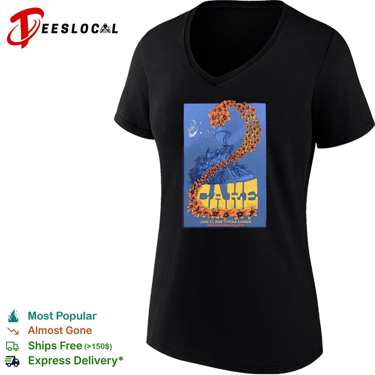 Cake band Topeka Kansas 2026 poster shirt Unisex