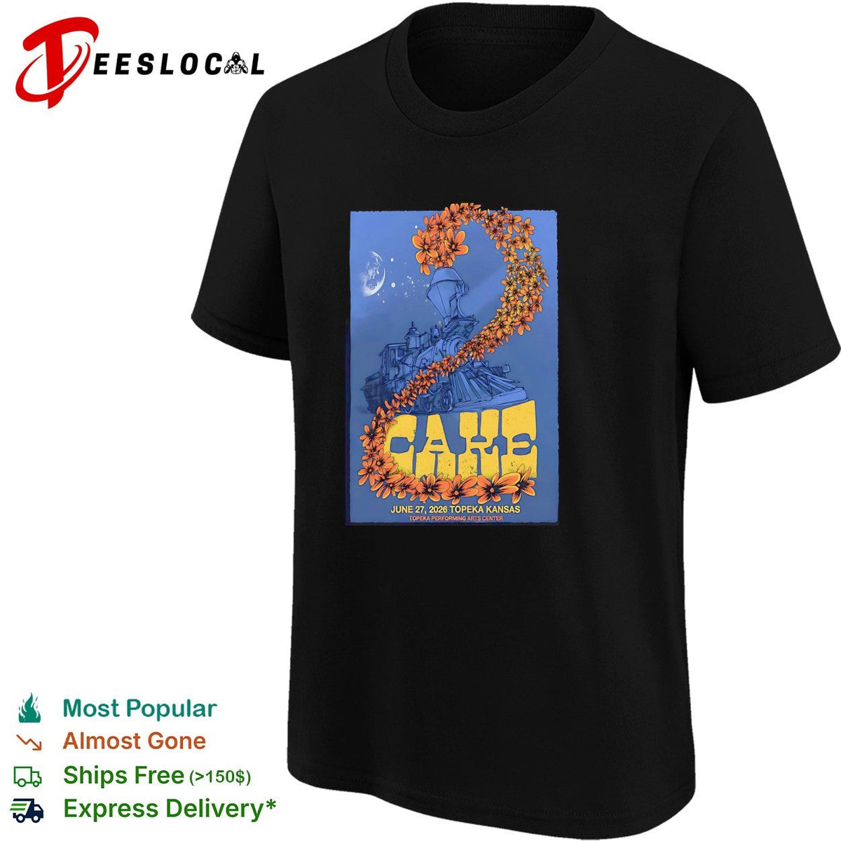 Cake band Topeka Kansas 2026 poster shirt Unisex