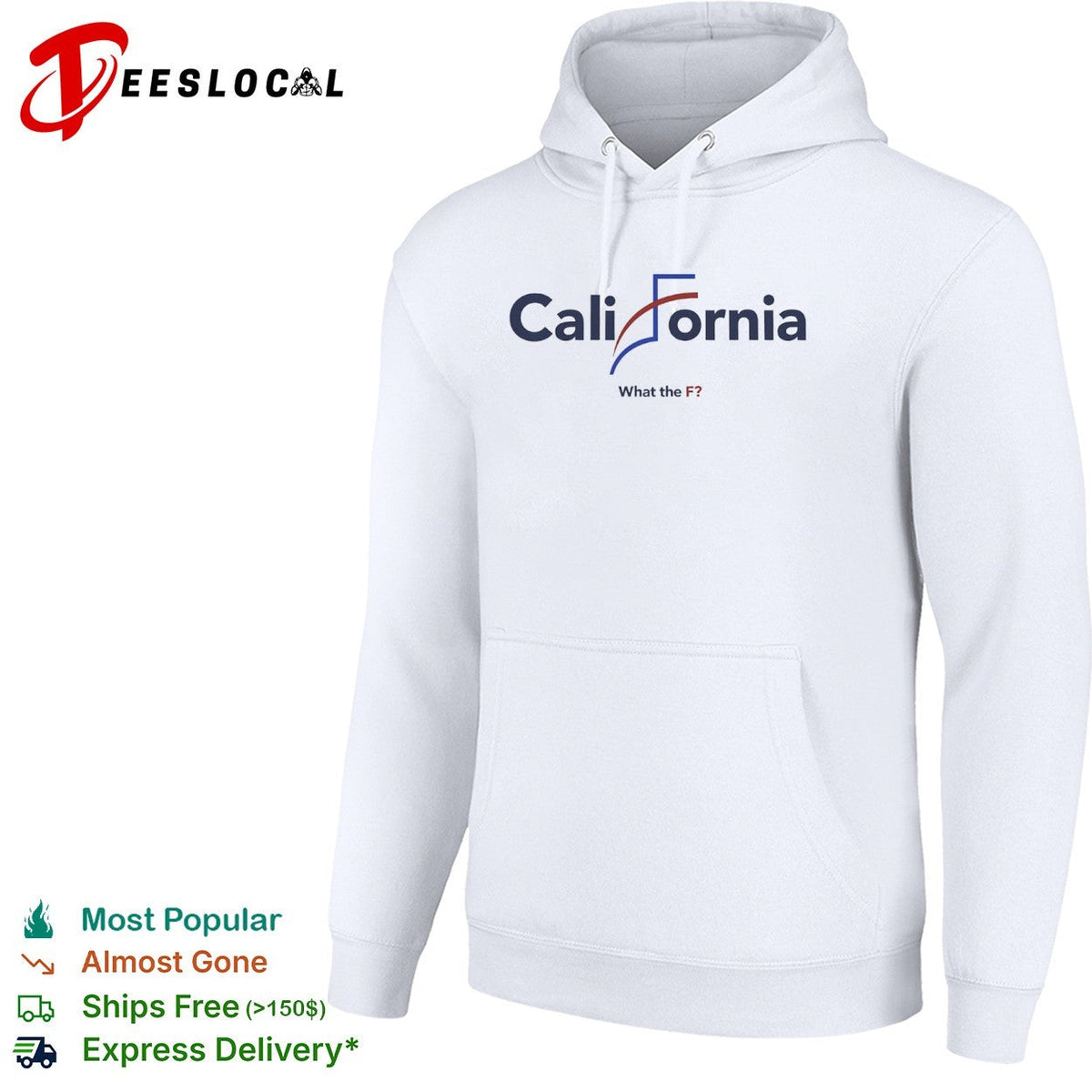 California What the F political parody design shirt Unisex