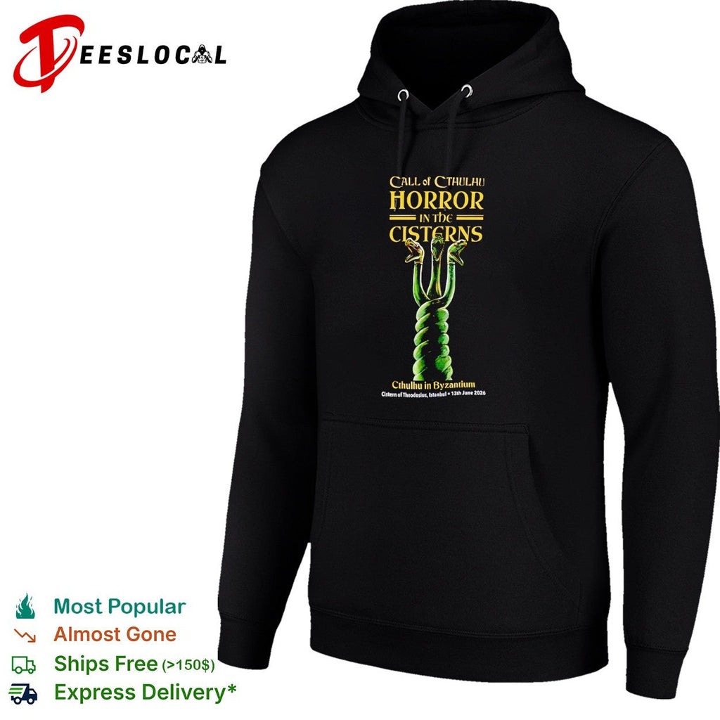 Call of Cthulhu Horror in the Cisterns Cthulhu in Byzantium Cistern of Theodosius shirt Unisex