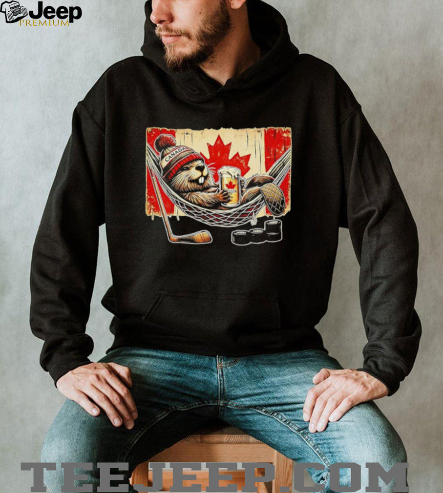 Canadian Beaver Hockey Funny shirt