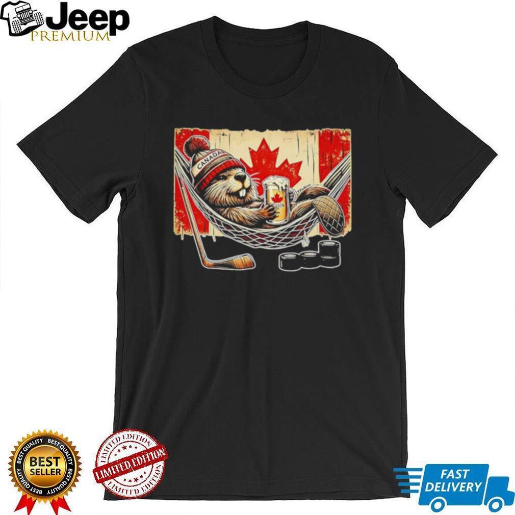 Canadian Beaver Hockey Funny shirt