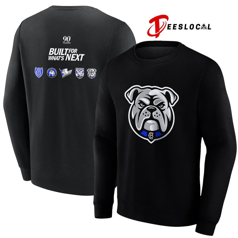 Canterbury Bankstown Bulldogs 90 years built for what’s next logo shirt Unisex