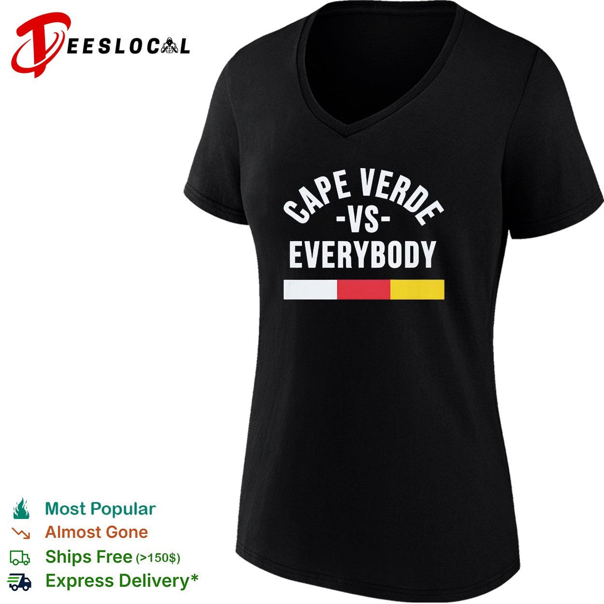 Cape Verde vs everybody flag soccer pride shirt Unisex