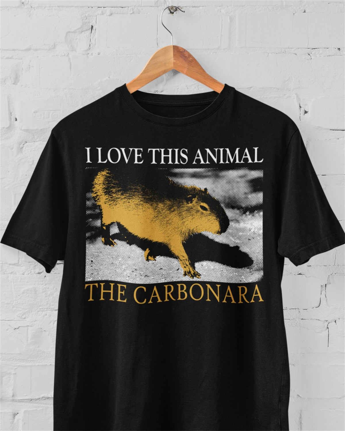 'Carbonara Capybara' Shirt Unisex
