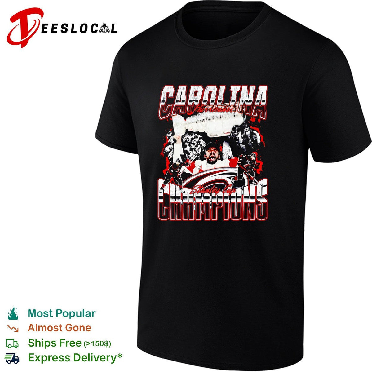 Carolina Hurricanes 2026 Stanley Cup champions team photo trophy shirt Unisex