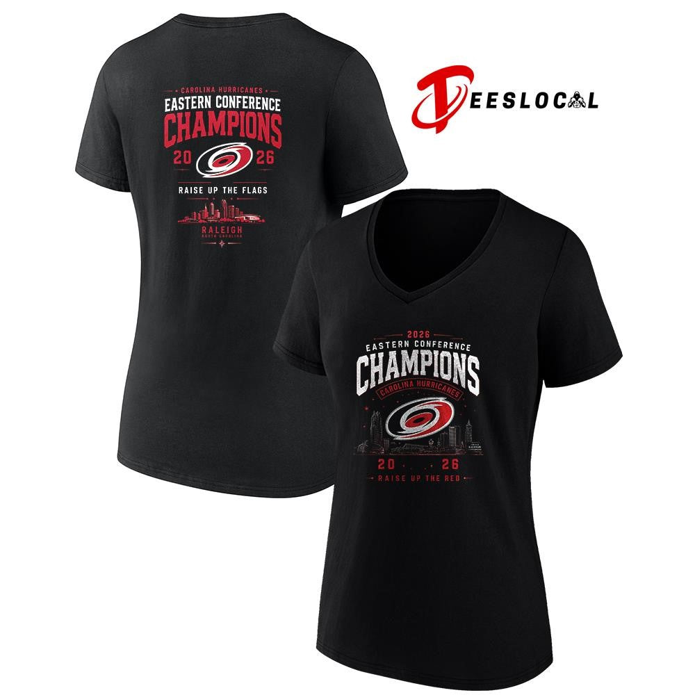 Carolina Hurricanes Eastern Conference commemorative city skyline shirt Unisex