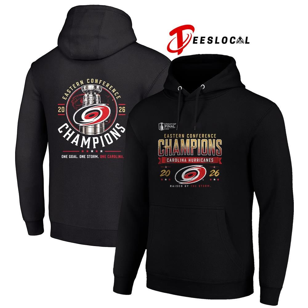 Carolina Hurricanes Eastern Conference final celebration raised by the Storm trophy shirt Unisex