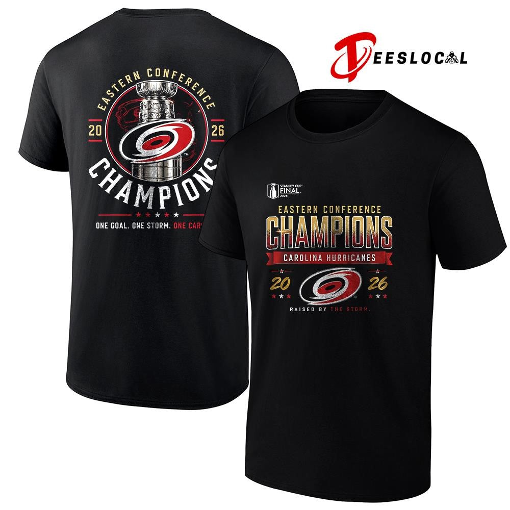 Carolina Hurricanes Eastern Conference final celebration raised by the Storm trophy shirt Unisex