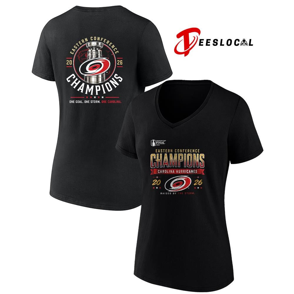 Carolina Hurricanes Eastern Conference final celebration raised by the Storm trophy shirt Unisex