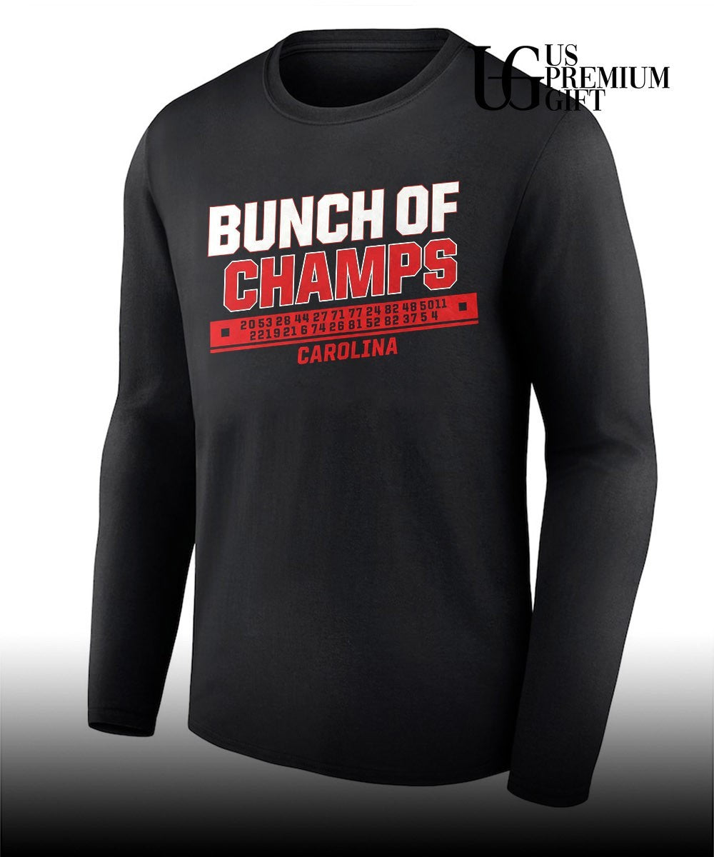 Carolina Hurricanes NHL Bunch of Champs Roster number list 2026 shirt Unisex