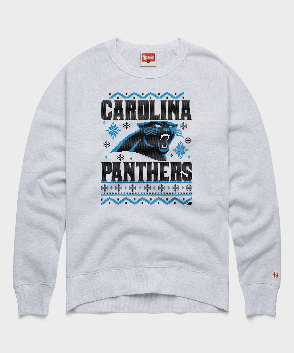Carolina Panthers Holiday Crewneck Unisex