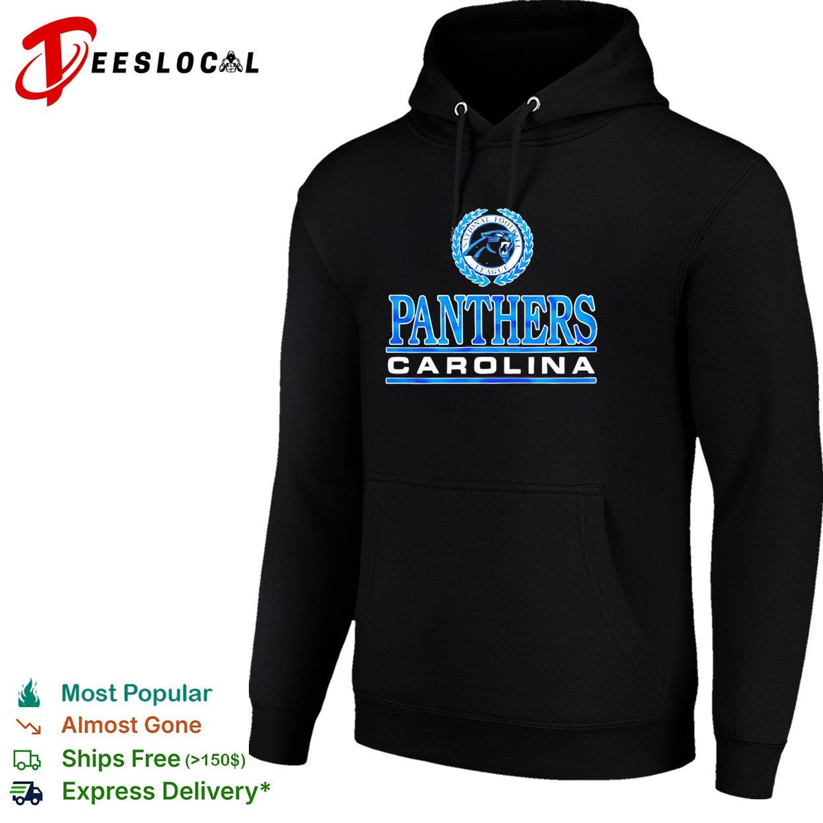 Carolina Panthers National Football League wreath logo shirt Unisex