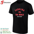 Carolina versus the world 2026 champs bold text shirt Unisex