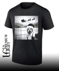Cat Selfie with Santa Christmas shirt Unisex