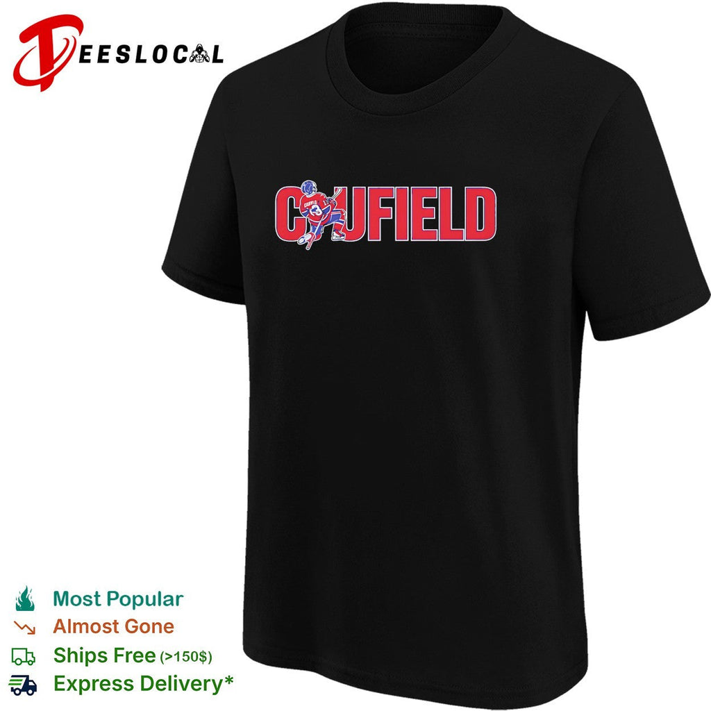 Caufield Montreal Canadiens hockey player number 13 typography shirt Unisex