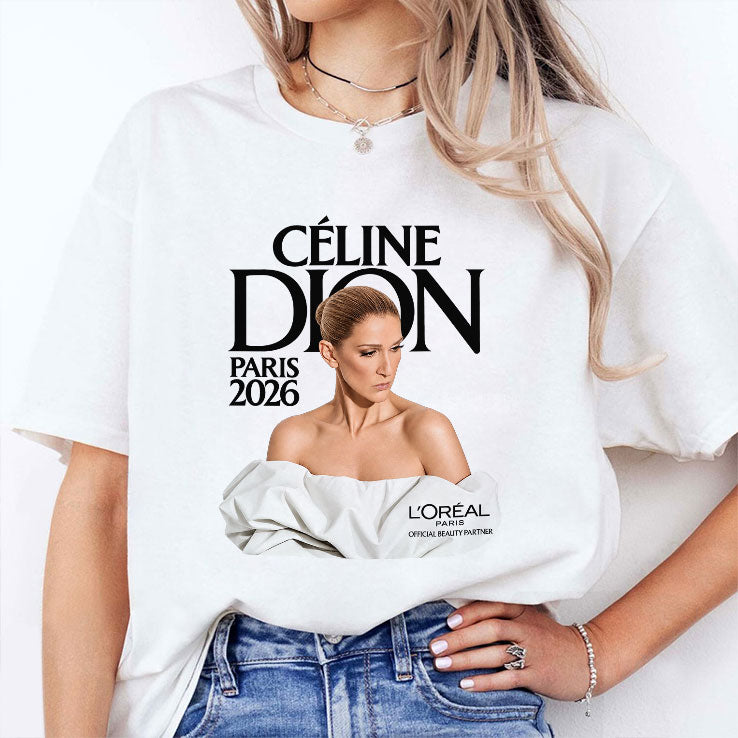 Celine Dion Paris 2026 T Shirt