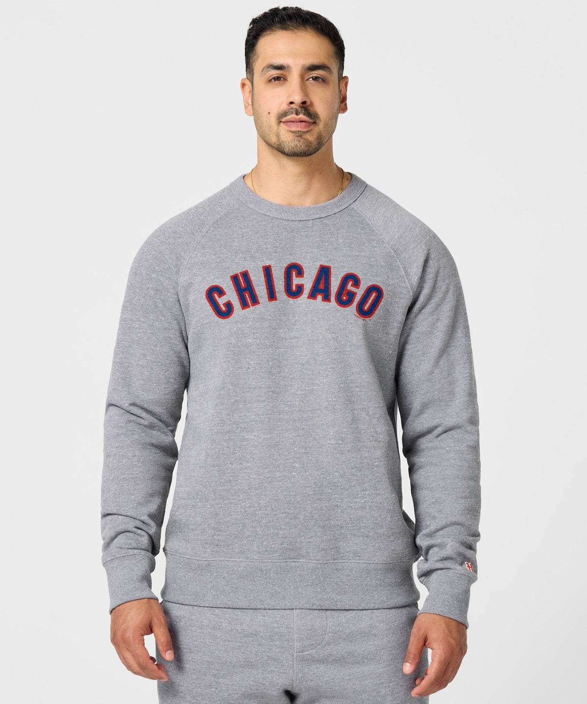 Chicago Cubs Jersey Logo '58 Crewneck Unisex