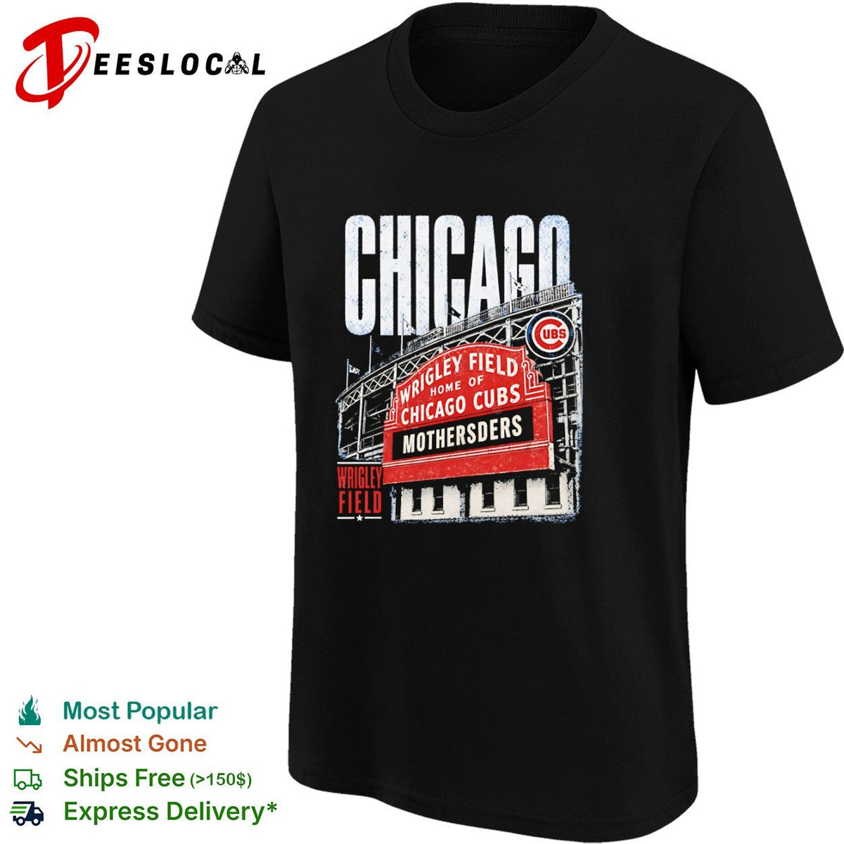 Chicago Cubs Mothersders Wrigley Field shirt Unisex