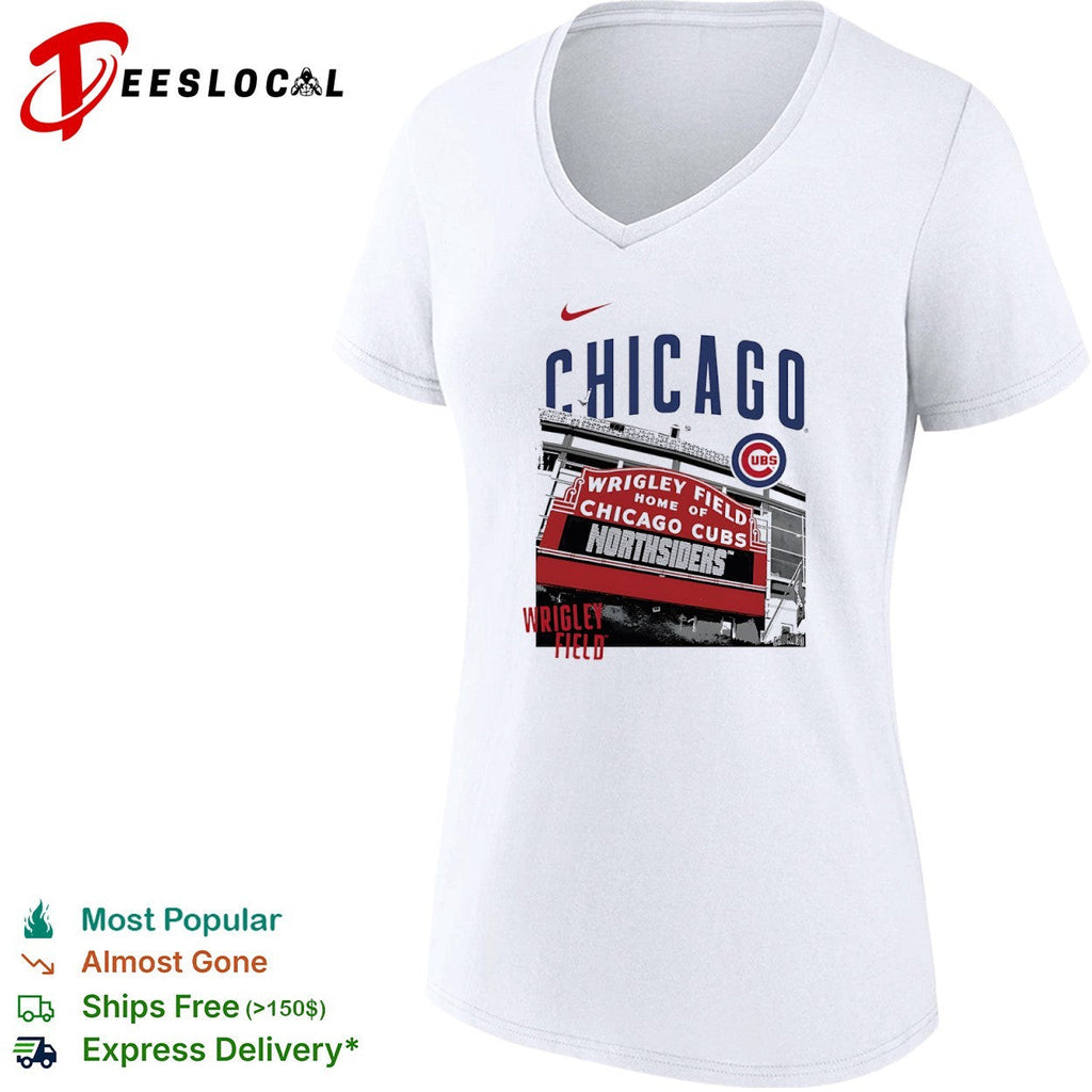Chicago Cubs Wrigley Field Northsiders Major League Baseball Team Logo shirt Unisex