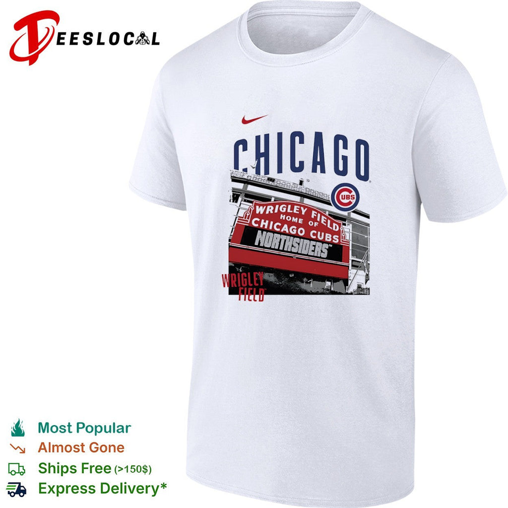 Chicago Cubs Wrigley Field Northsiders Major League Baseball Team Logo shirt Unisex