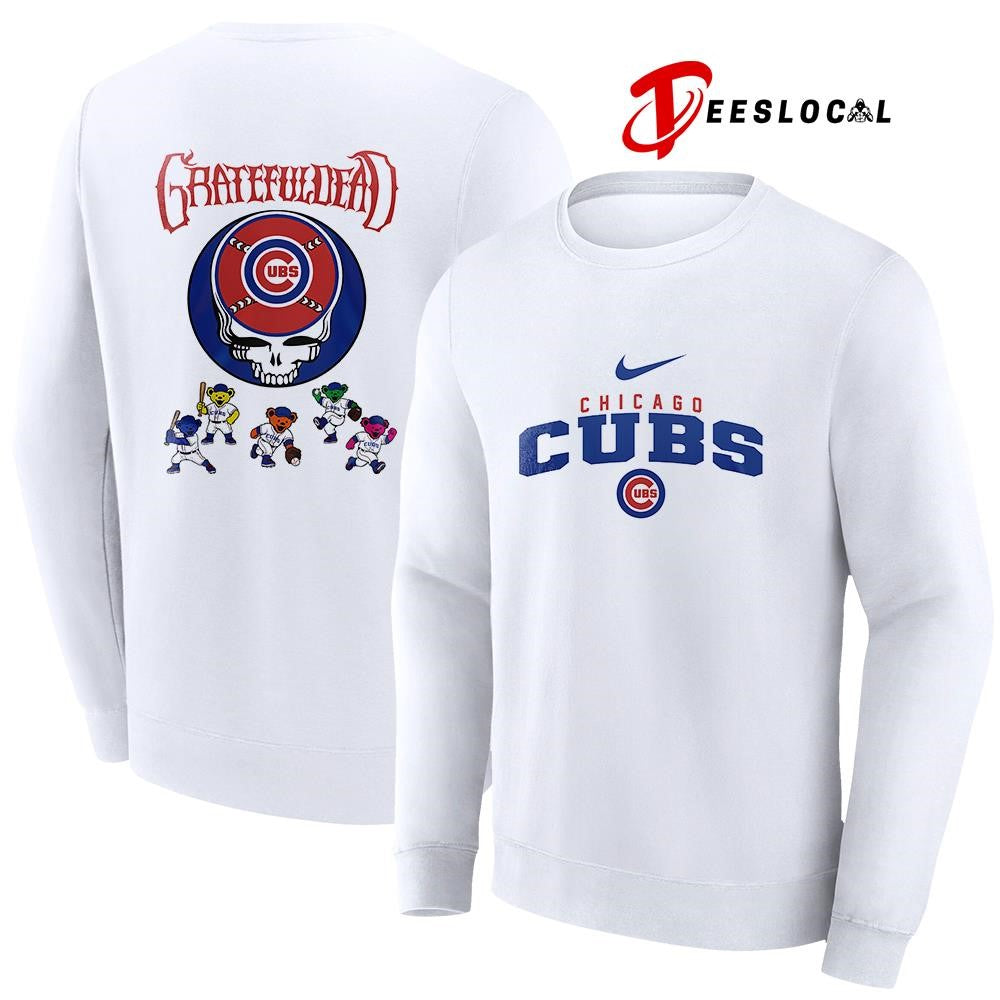 Chicago Cubs x Grateful Dead bear mascot shirt Unisex