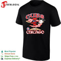 Chicago Cubs x Grateful Dead dancing bear Chicago graphic shirt Unisex