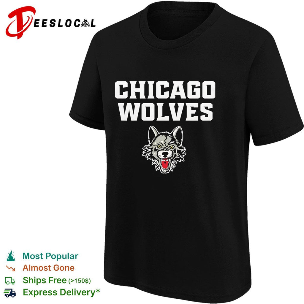 Chicago Wolves hockey team logo shirt Unisex